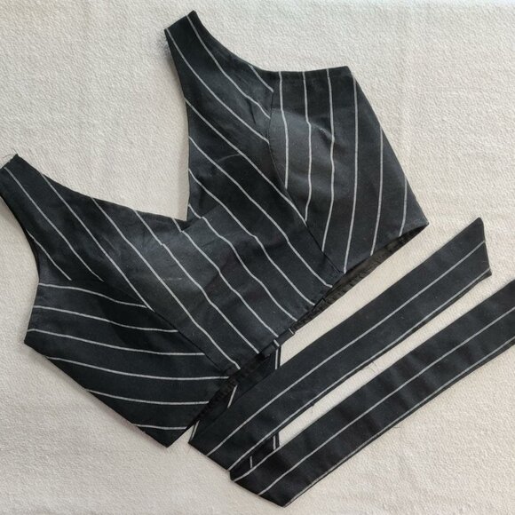 BLACK COTTON BLOUSE - Picture 5 of 6